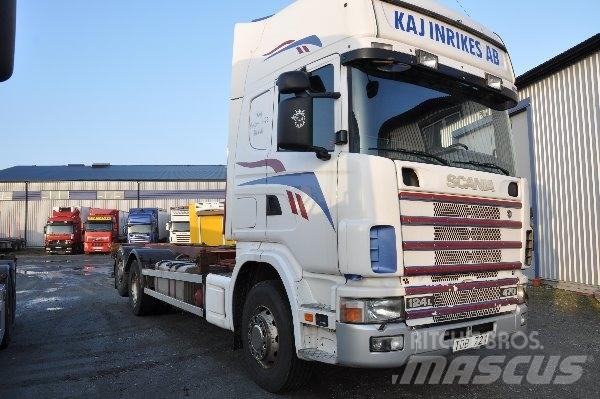 Scania 124 6X2 470 貨櫃框架卡車