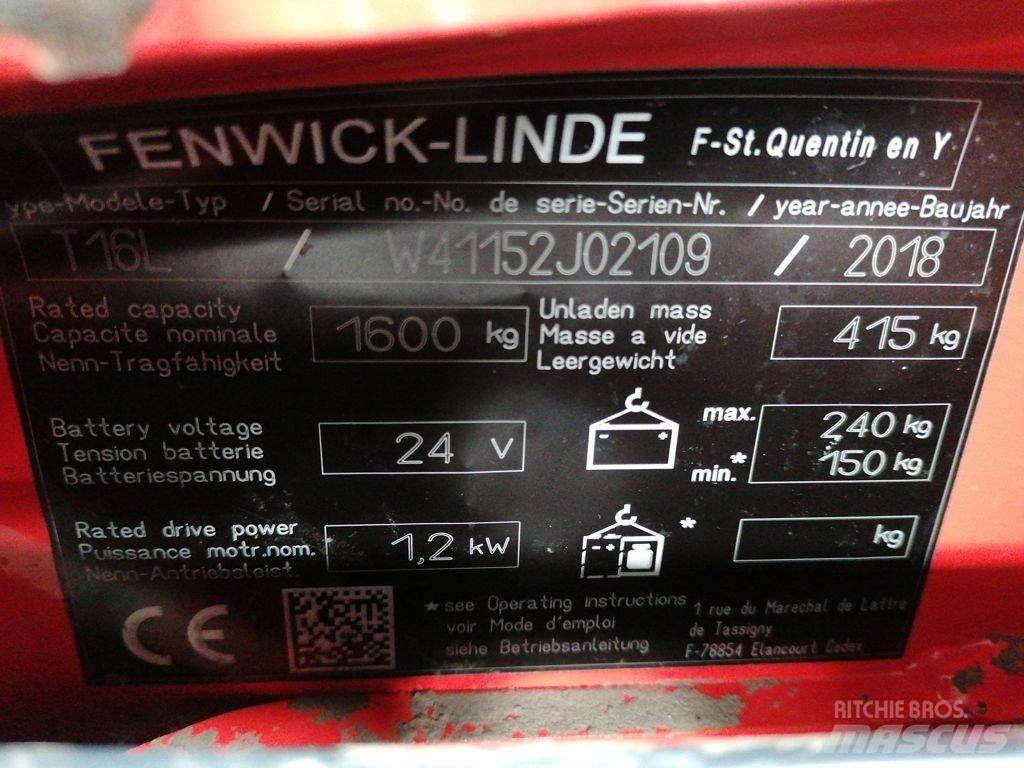 Linde T16L 低架升降機