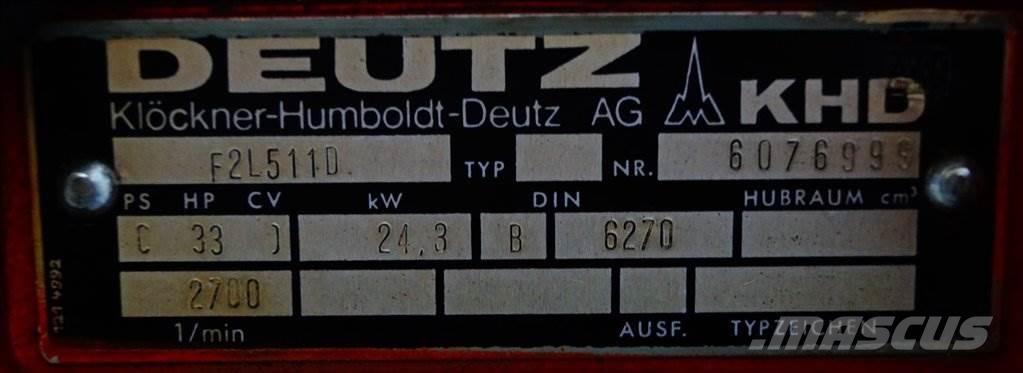 Deutz AG F2L511D 引擎/發動機