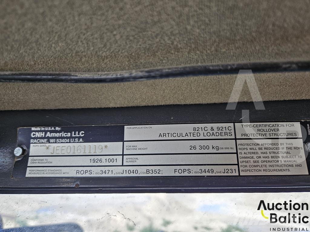 CASE 921C/2 輪胎式裝載機