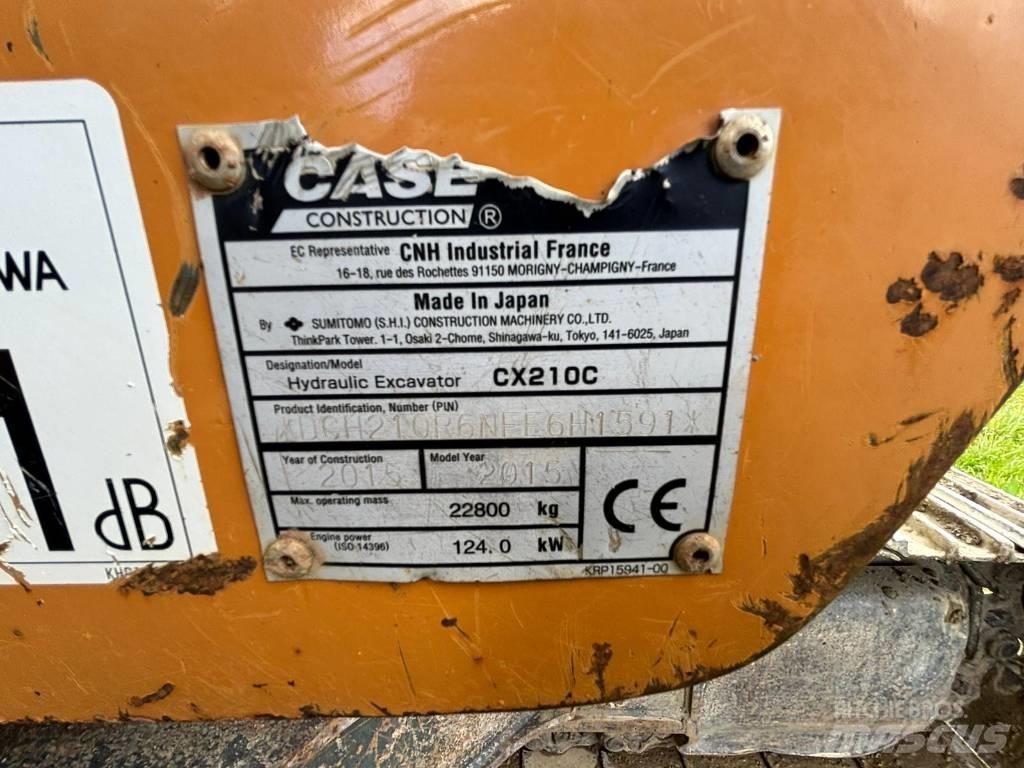 CASE CX 210 C 履帶式 挖土機/掘鑿機/挖掘機