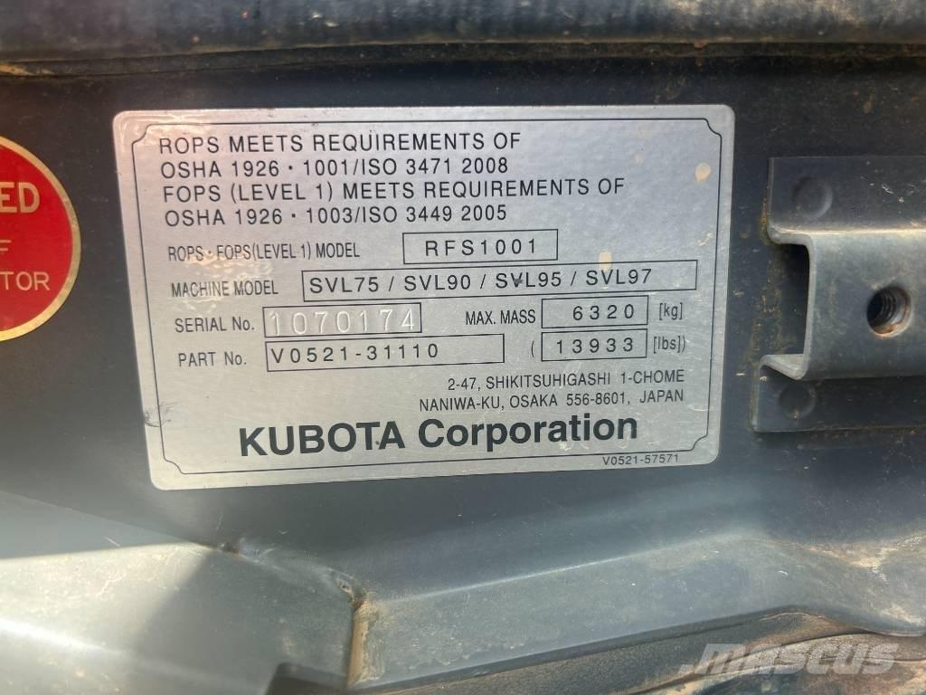 Kubota SVL 75-2 滑移轉向裝載機