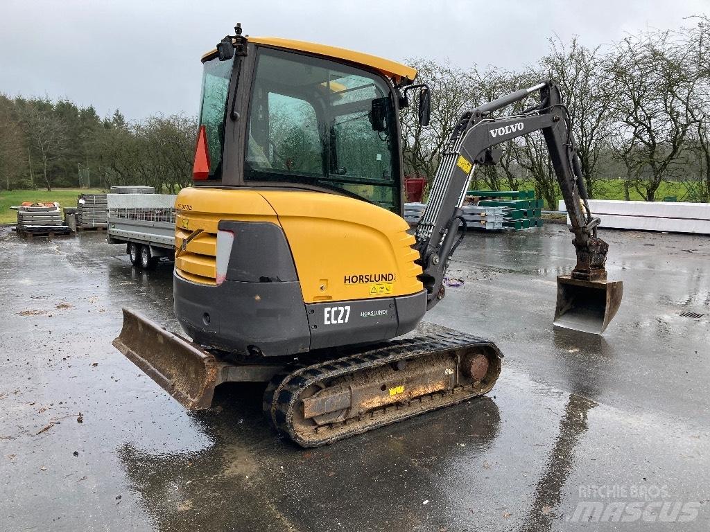 Volvo Ec27 小型挖土機/掘鑿機<7t(小型挖掘機)