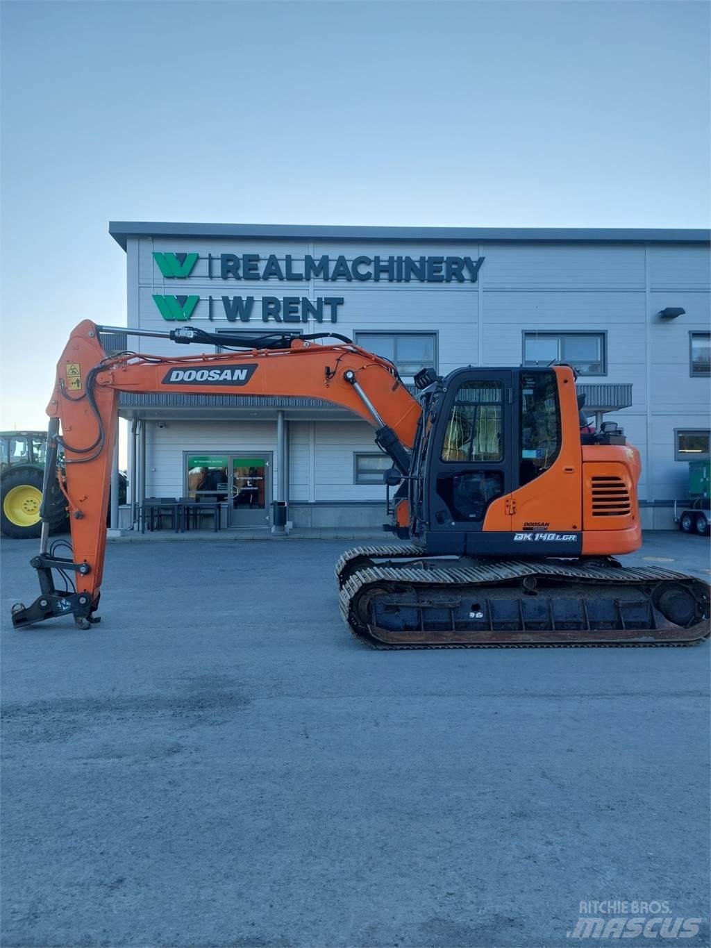 Doosan DX 140LCR 7 履帶式 挖土機/掘鑿機/挖掘機