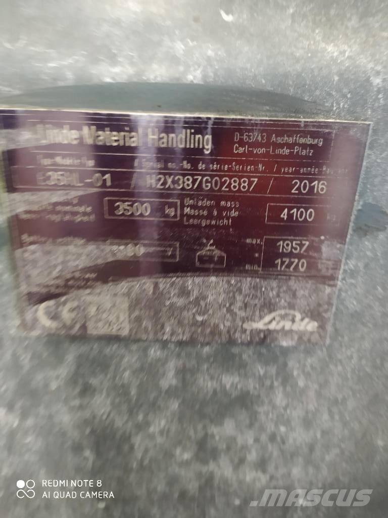 Linde E 35 HL 電動堆高機