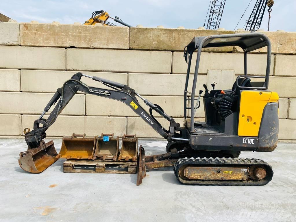 Volvo EC 18 C 小型挖土機/掘鑿機<7t(小型挖掘機)