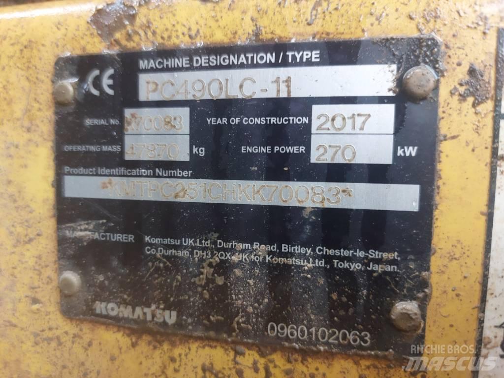Komatsu PC490LC-11 履帶式 挖土機/掘鑿機/挖掘機