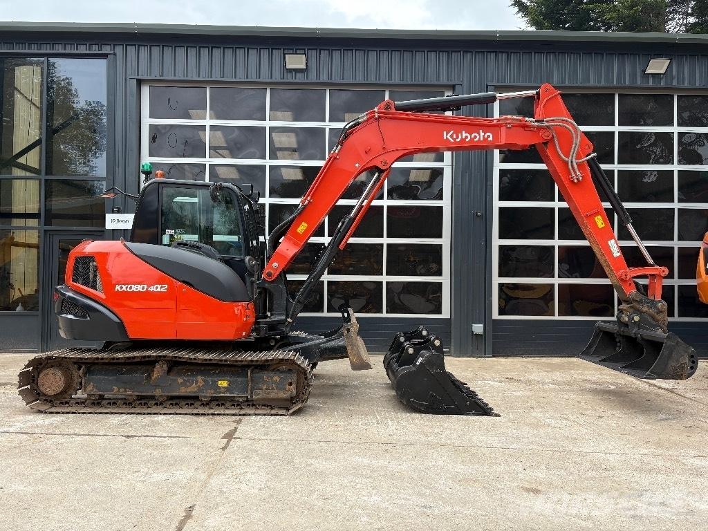 Kubota KX 080 中型挖土機/掘鑿機/挖掘機 7t-12t