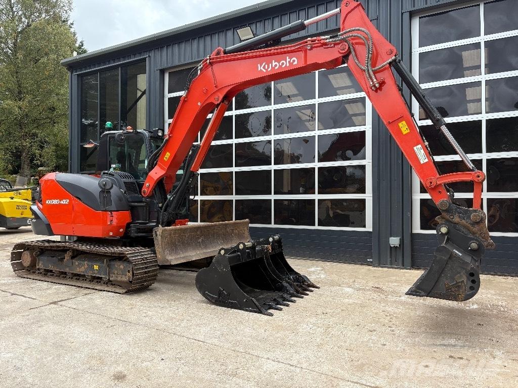 Kubota KX 080 中型挖土機/掘鑿機/挖掘機 7t-12t