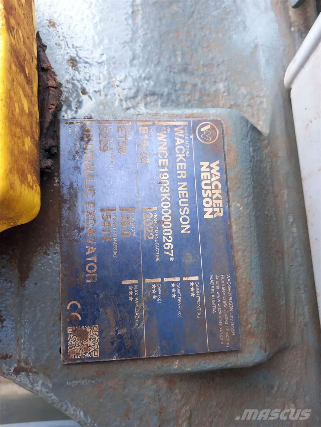 Wacker Neuson ET58 履帶式 挖土機/掘鑿機/挖掘機