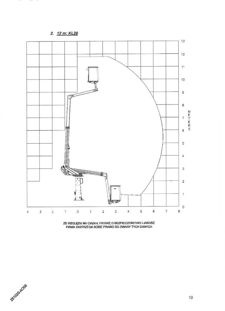 Klubb KL26 卡車裝載高空作業車