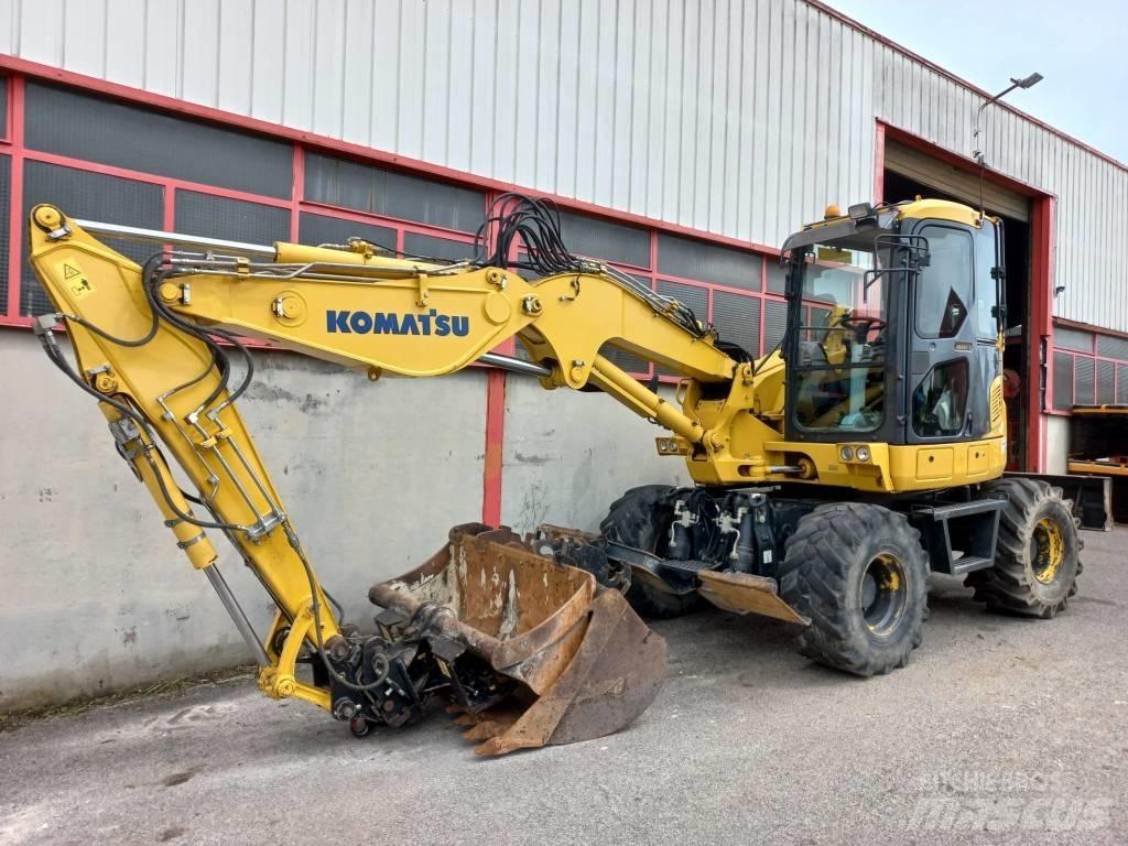 Komatsu PW 98 MR 旋轉式挖土機/掘鑿機/挖掘機