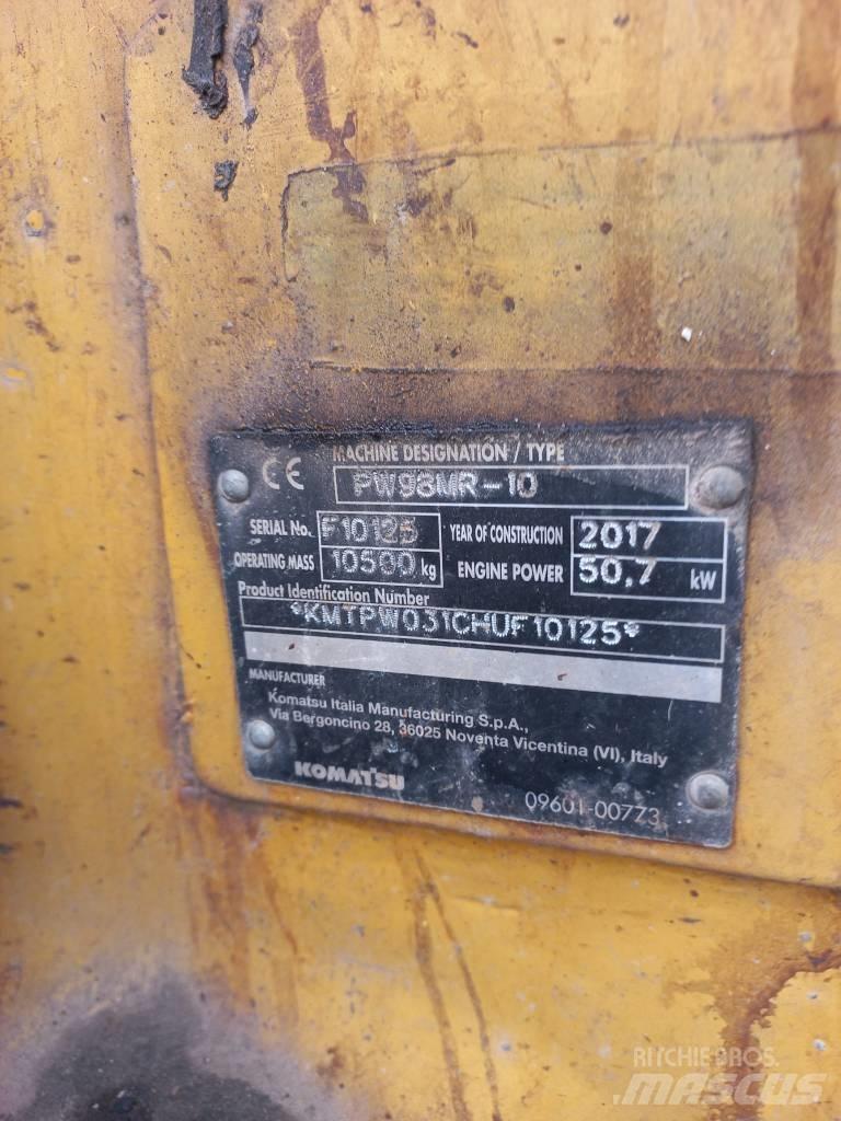 Komatsu PW 98 MR 旋轉式挖土機/掘鑿機/挖掘機