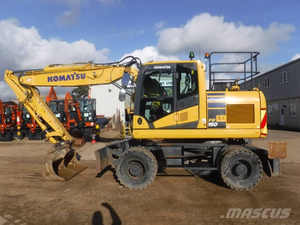 Komatsu PW 160-11 旋轉式挖土機/掘鑿機/挖掘機