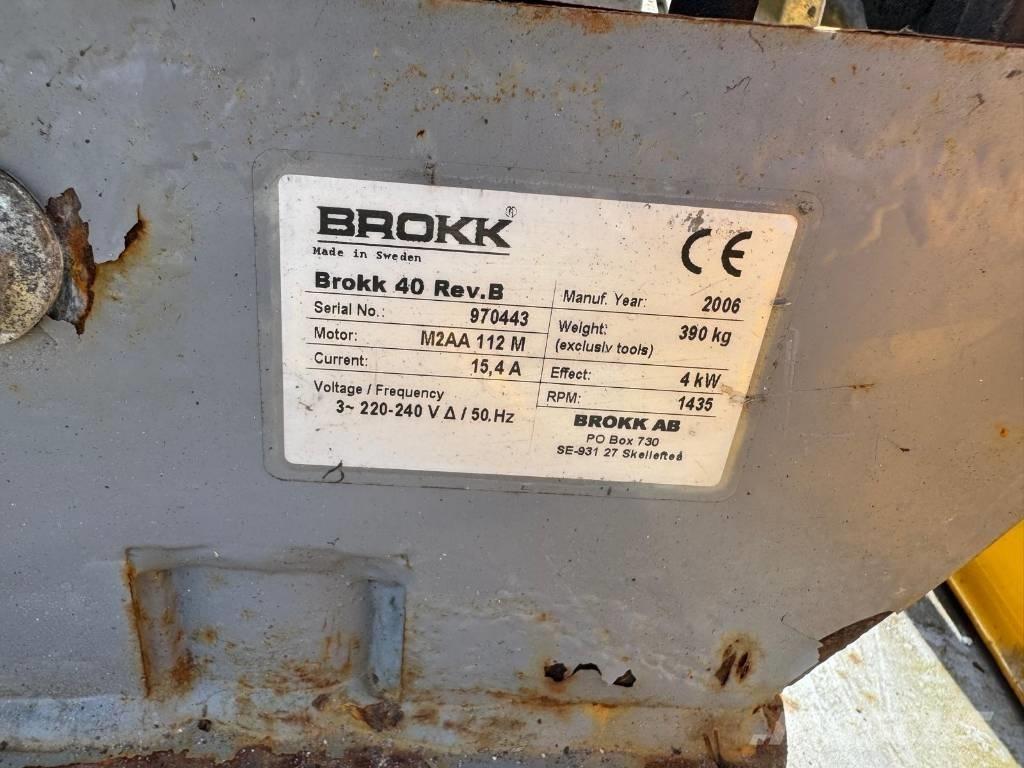 Brokk 40 拆卸式挖土機/掘鑿機/挖掘機