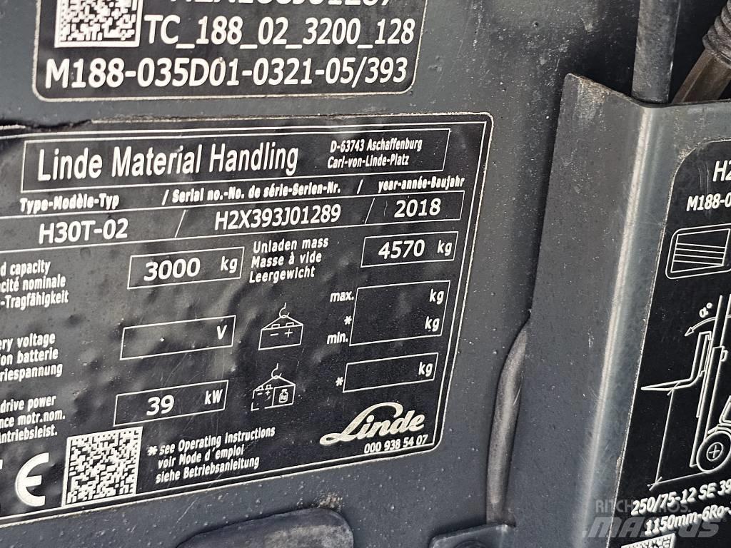 Linde H30T-02 液化石油氣LPG卡車