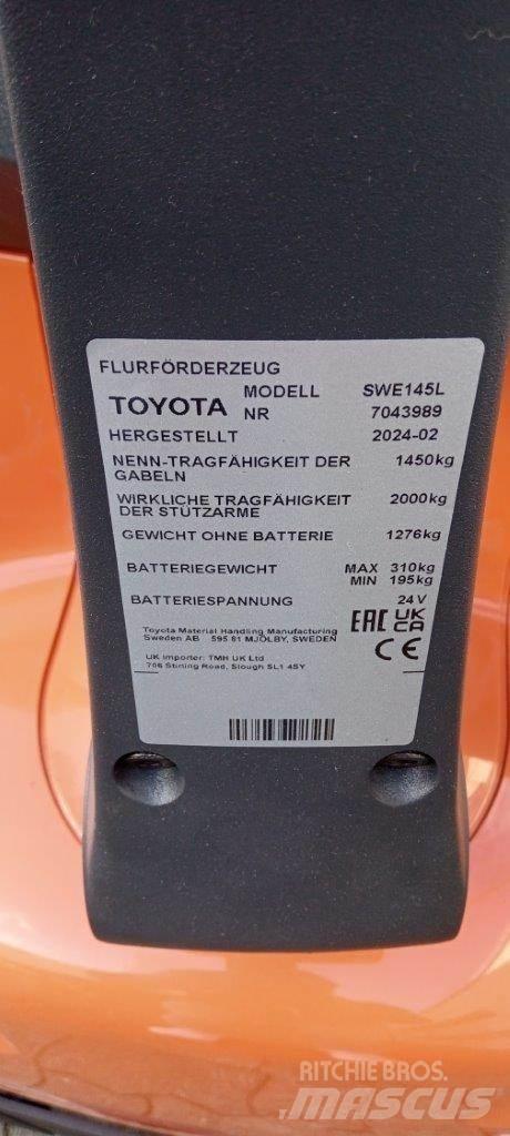 Toyota BT SWE145L 行走控制式堆積機