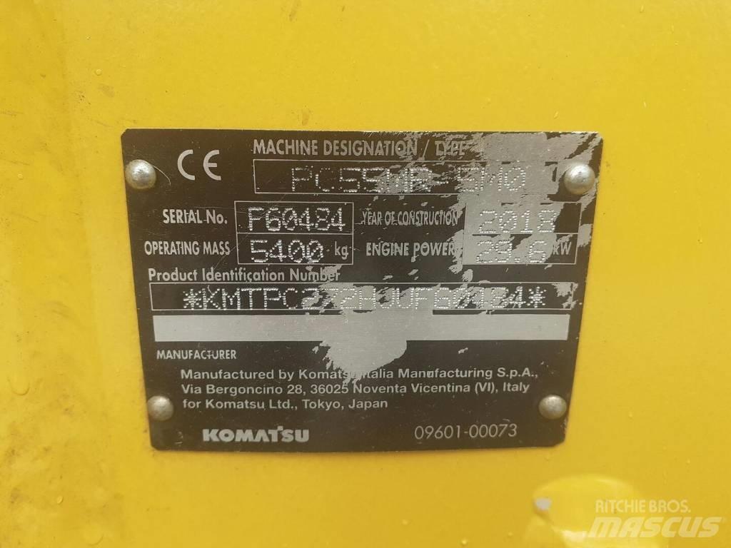 Komatsu PC 55 MR-5 履帶式 挖土機/掘鑿機/挖掘機