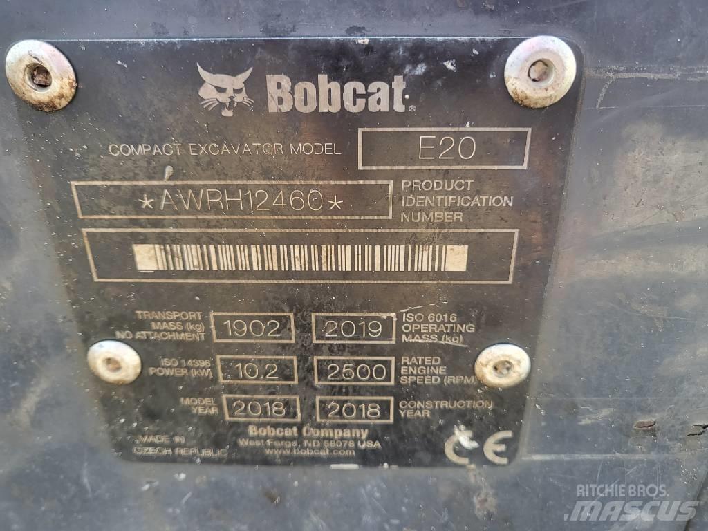 Bobcat E20z 小型挖土機/掘鑿機<7t(小型挖掘機)