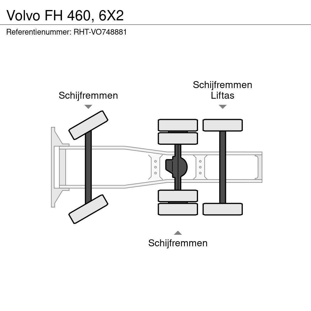 Volvo FH 460, 6X2 曳引機組件