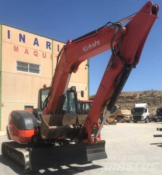 Kubota KX 080-4 中型挖土機/掘鑿機/挖掘機 7t-12t