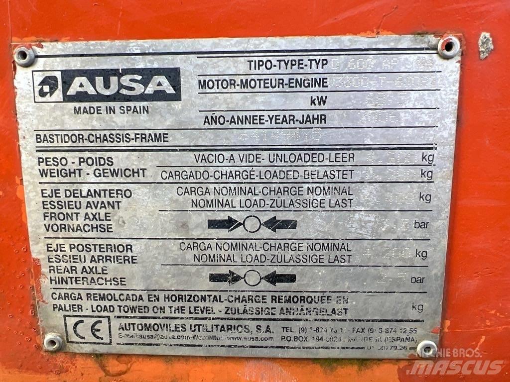 Ausa D600 AP 側卸礦車