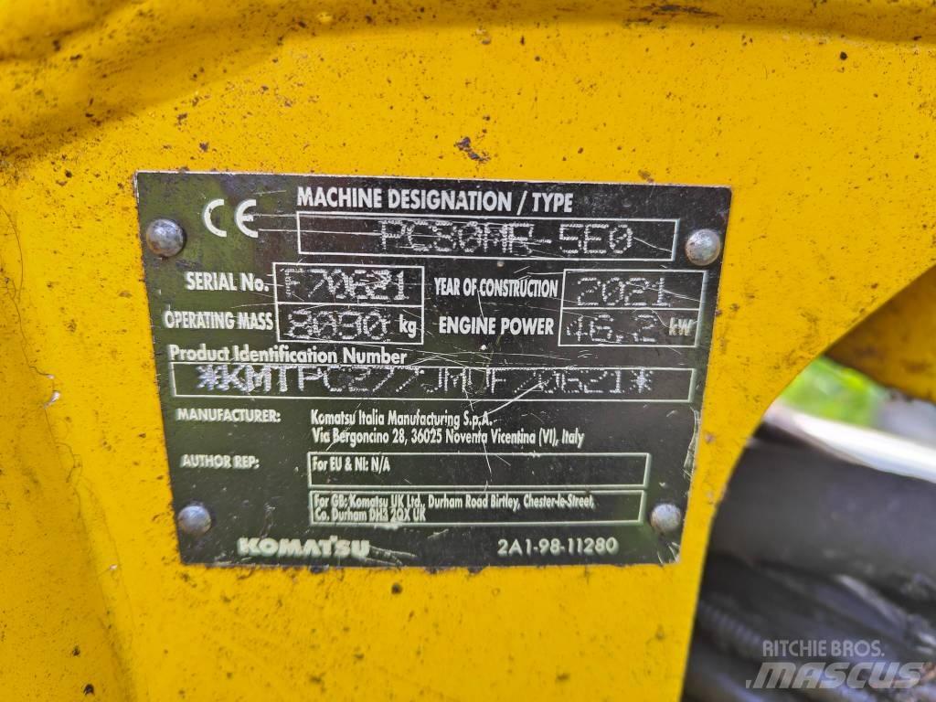 Komatsu PC 80 MR-5 中型挖土機/掘鑿機/挖掘機 7t-12t