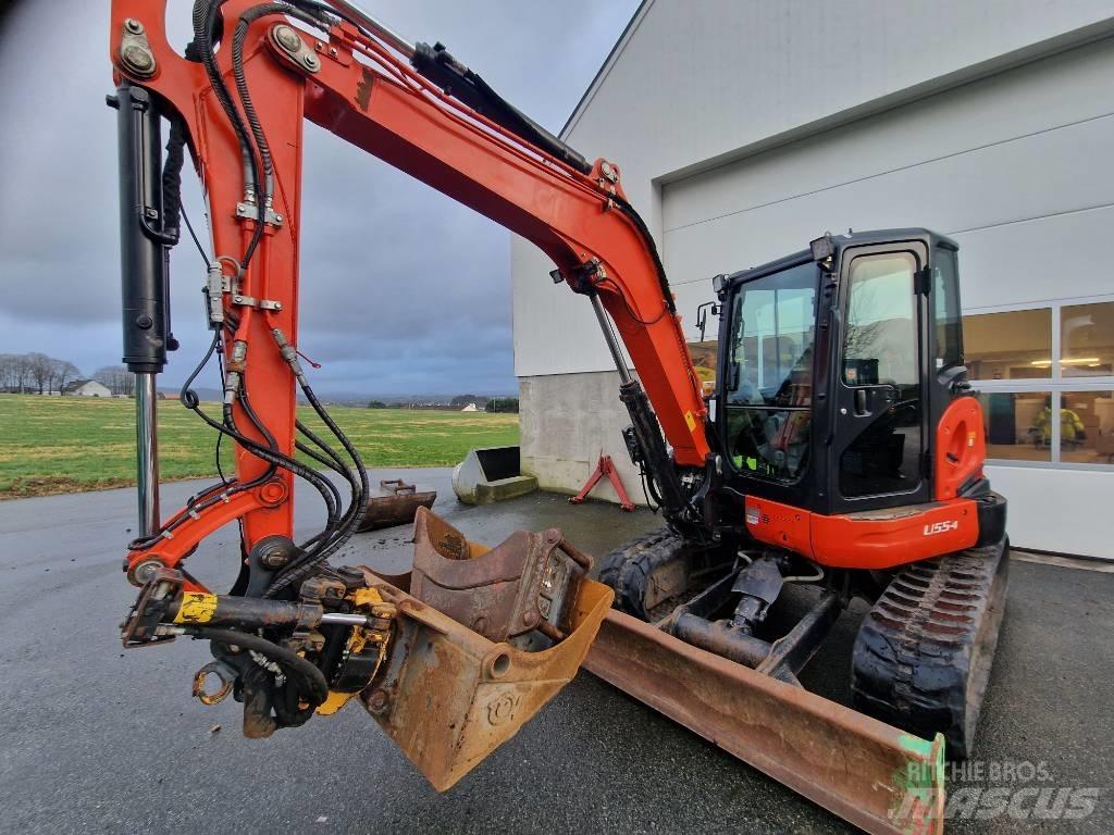 Kubota U 55-4 小型挖土機/掘鑿機<7t(小型挖掘機)
