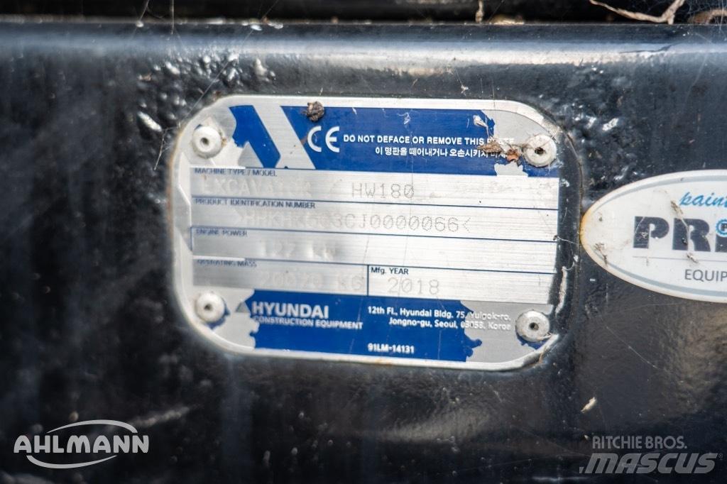Hyundai HW 180 旋轉式挖土機/掘鑿機/挖掘機
