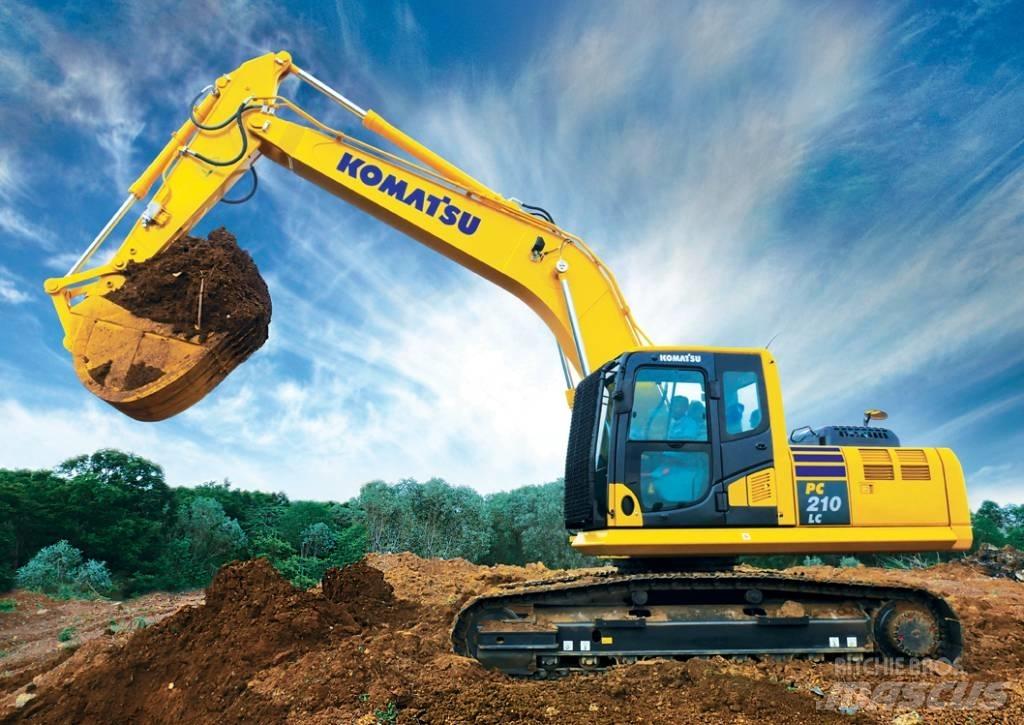 Komatsu PC 210 LC 履帶式 挖土機/掘鑿機/挖掘機