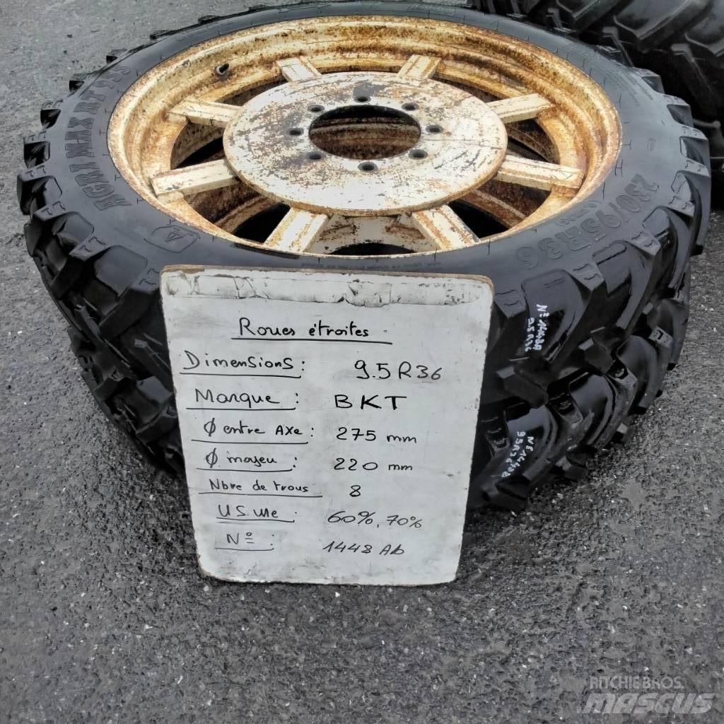 BKT 9.5R36 輪胎、車輪和輪圈
