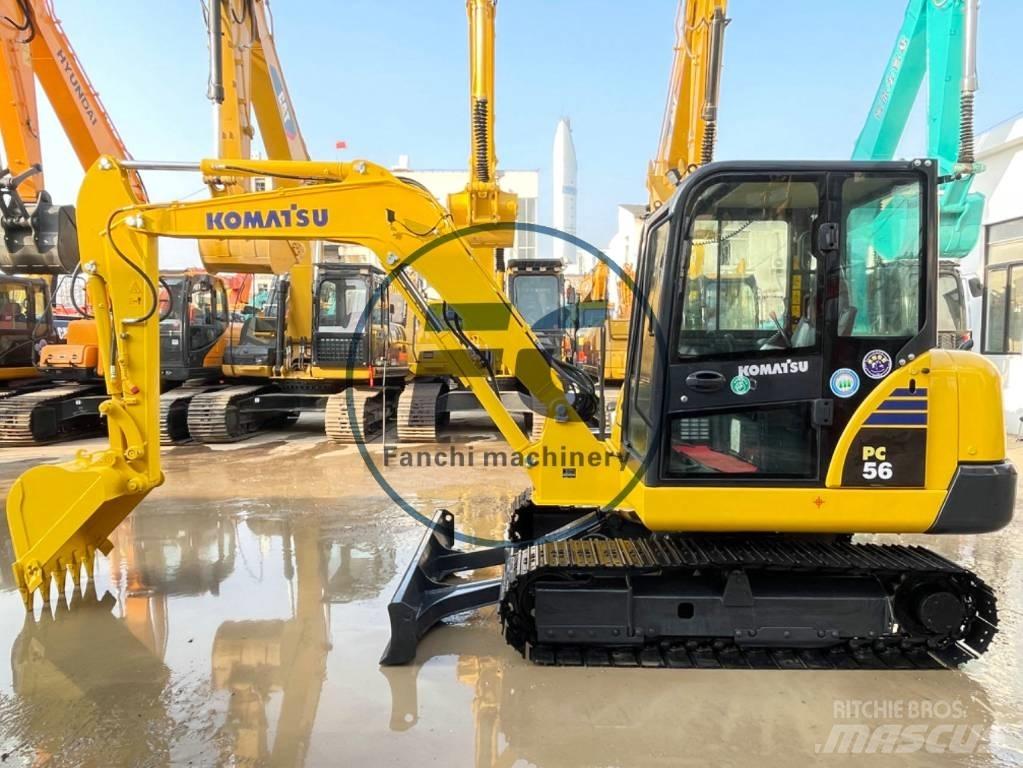 Komatsu PC 56 小型挖土機/掘鑿機<7t(小型挖掘機)
