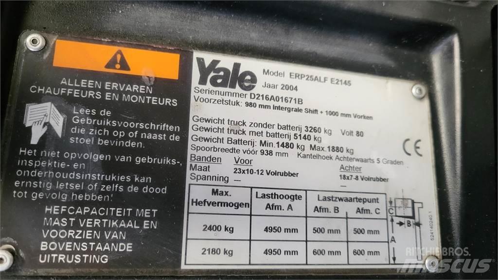 Yale ERP25ALF 電動堆高機