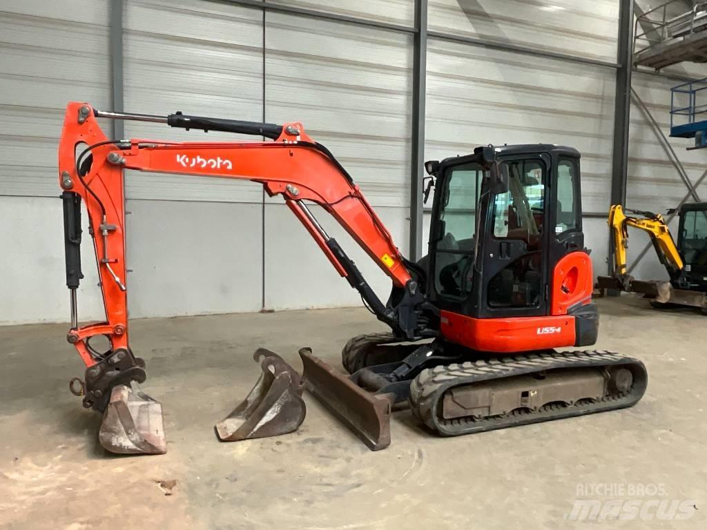 Kubota U 55-4 小型挖土機/掘鑿機<7t(小型挖掘機)