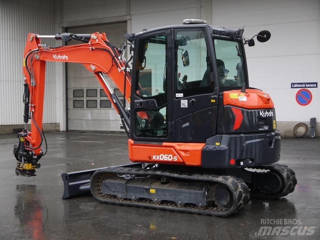 Kubota KX 060-5 小型挖土機/掘鑿機<7t(小型挖掘機)