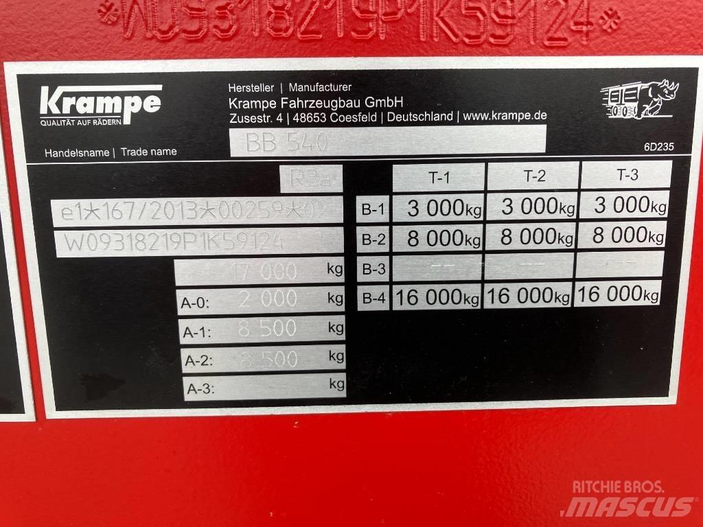 Krampe BB540 傾卸式拖車