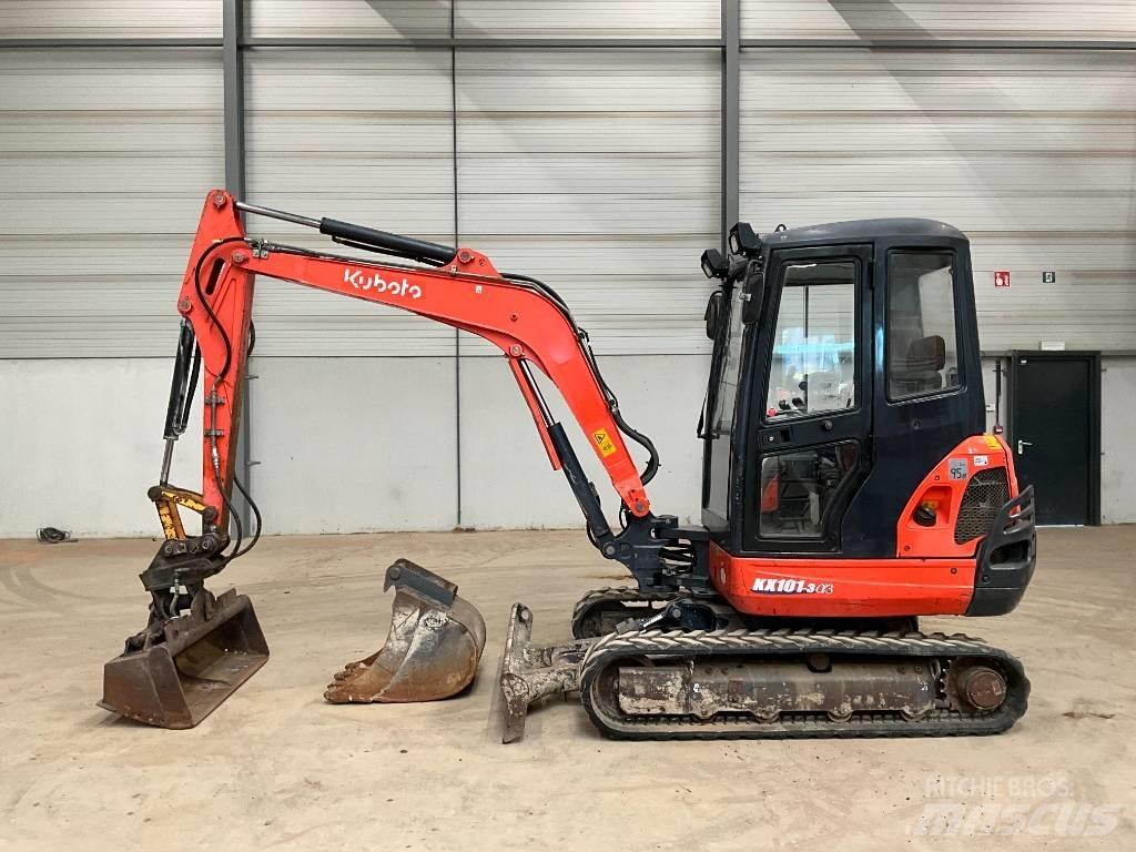 Kubota KX 101-3 A 3 小型挖土機/掘鑿機<7t(小型挖掘機)