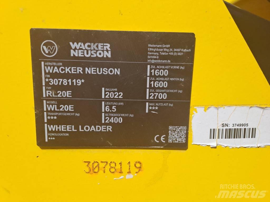 Wacker Neuson WL20e 輪胎式裝載機