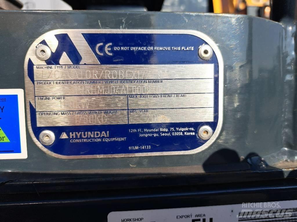 Hyundai R17Z-9AK 小型挖土機/掘鑿機<7t(小型挖掘機)