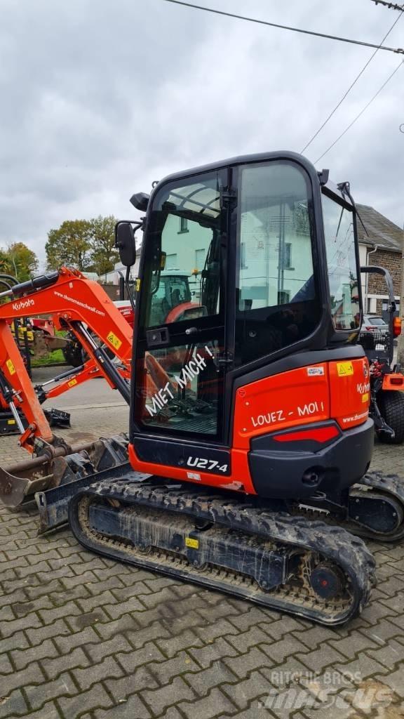 Kubota U 27-4 小型挖土機/掘鑿機<7t(小型挖掘機)