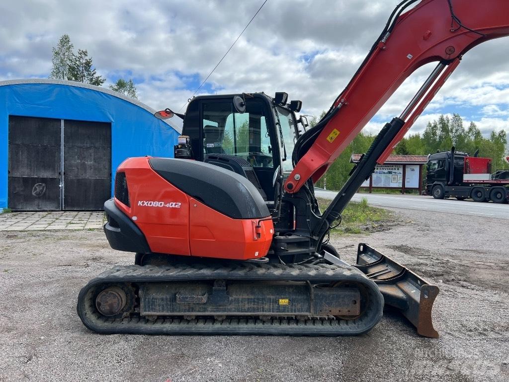 Kubota kx080-4a2 中型挖土機/掘鑿機/挖掘機 7t-12t