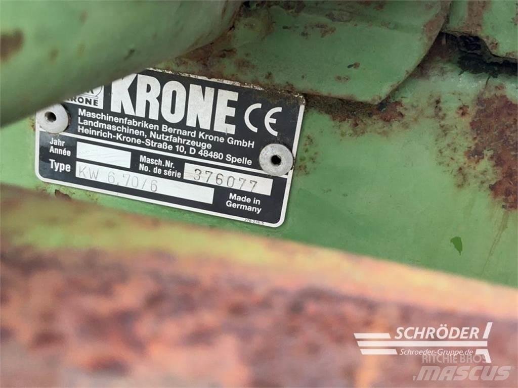 Krone KW 6.70/6 耙與翻草機