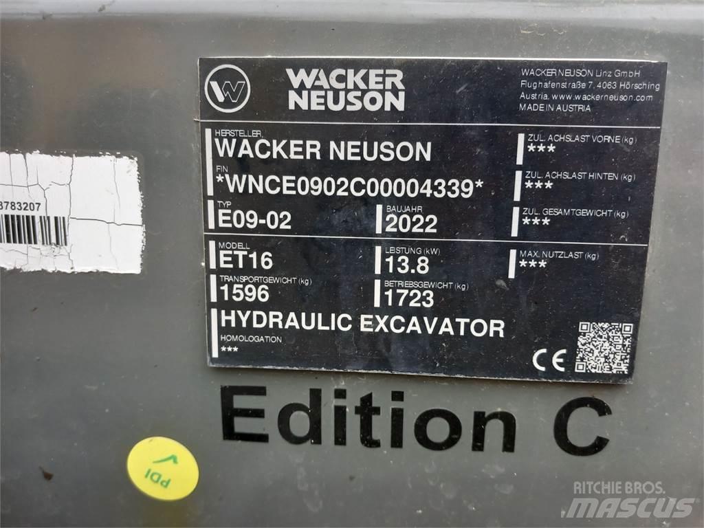 Wacker Neuson ET16 履帶式 挖土機/掘鑿機/挖掘機