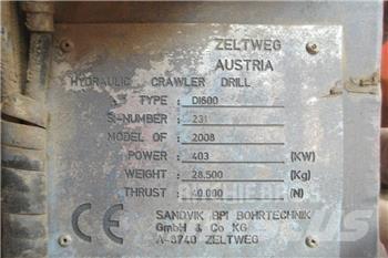 Sandvik DI 600 鑽孔機