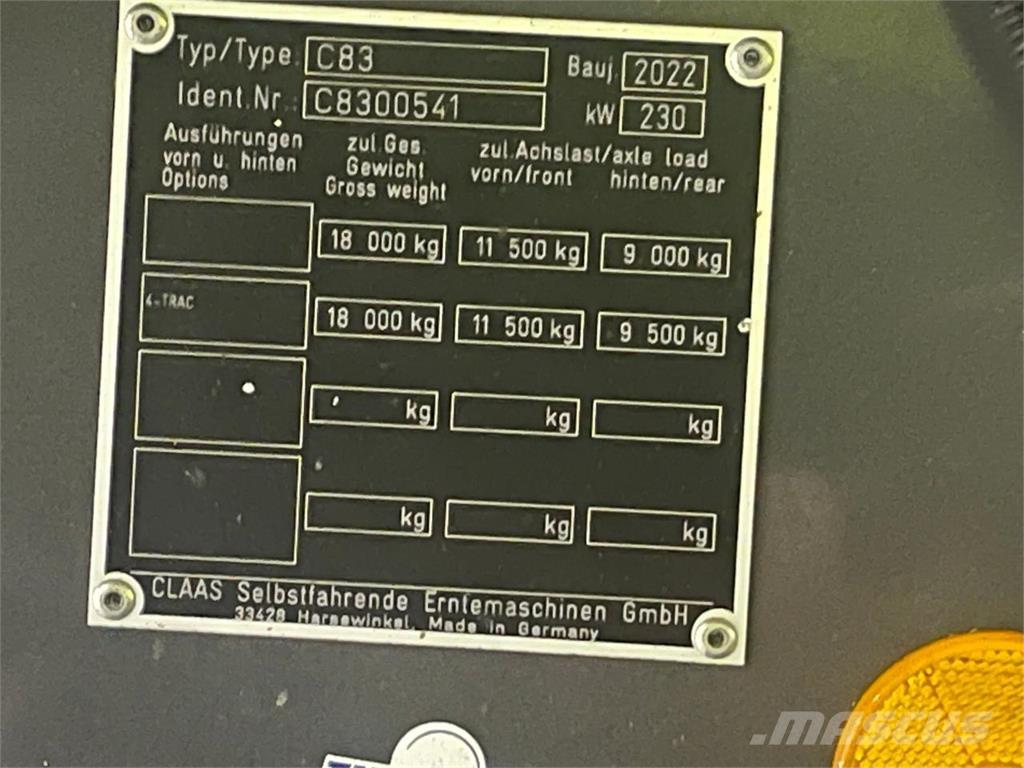 CLAAS Lexion 760 聯合收穫機