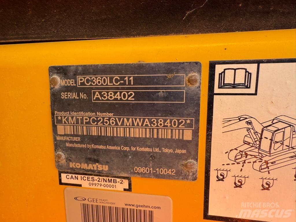 Komatsu PC360LC-11 履帶式 挖土機/掘鑿機/挖掘機