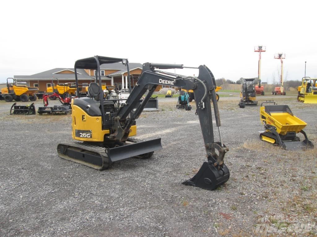 John Deere 26G 小型挖土機/掘鑿機<7t(小型挖掘機)