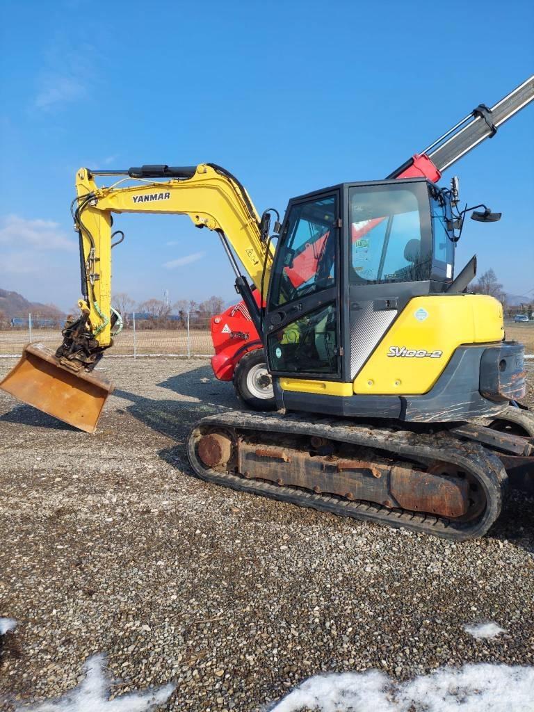 Yanmar SV 100-2 中型挖土機/掘鑿機/挖掘機 7t-12t
