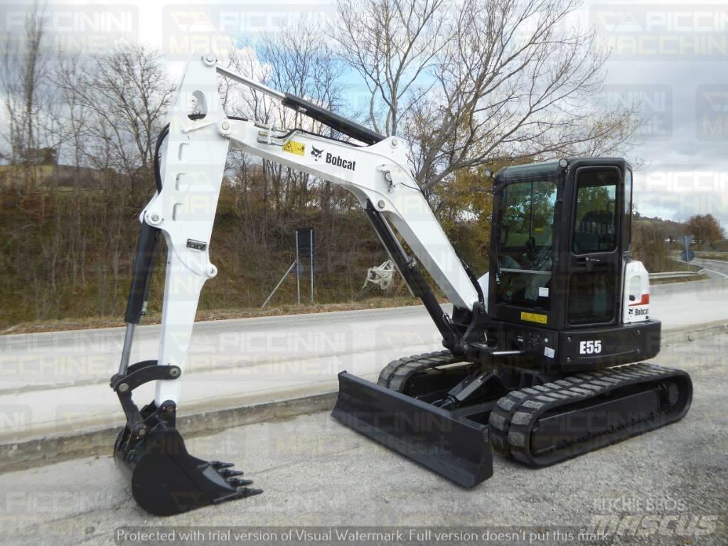 Bobcat E55 小型挖土機/掘鑿機<7t(小型挖掘機)