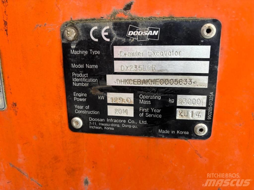 Doosan DX225 LC R 履帶式 挖土機/掘鑿機/挖掘機